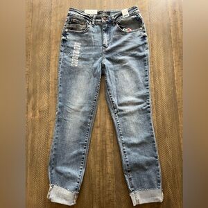 Judy Blue High Waist Relaxed Fit Cleo Jeans Size 7